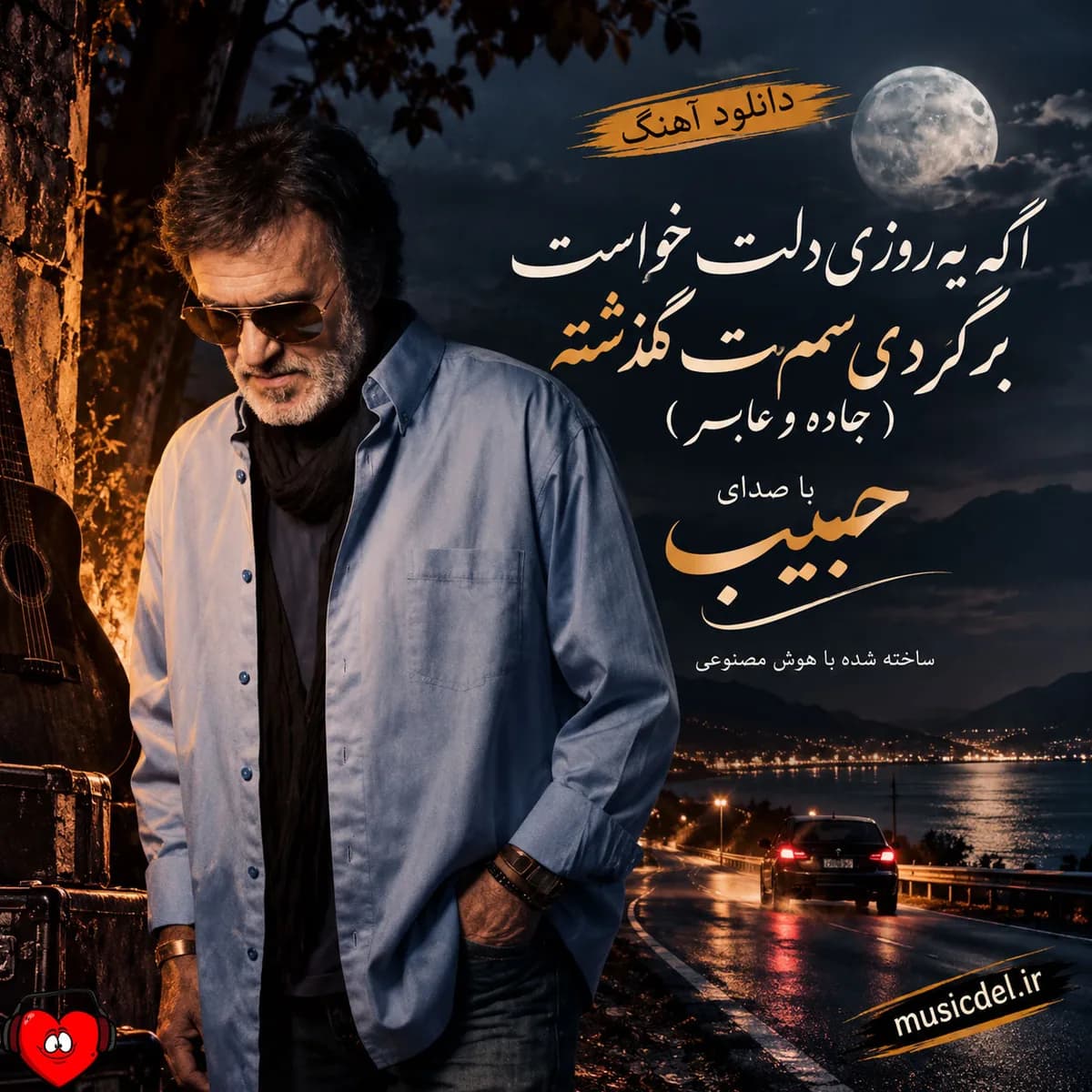 آهنگ اگه یه روزی دلت خواست برگردی سمت گذشته (جاده و عابر هوش مصنوعی) حبیب