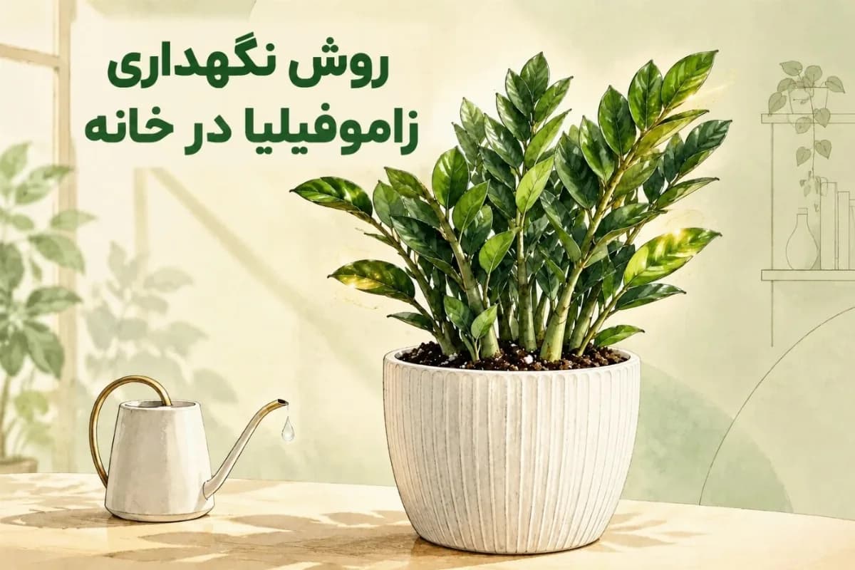 بهترین روش نگهداری زاموفیلیا در منزل؛ شرایط رشد و رفع تمام مشکلات گیاه